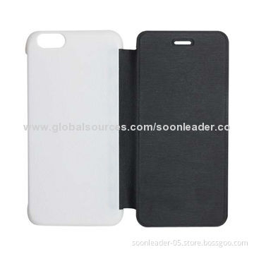 Slim Folio Leather Mobile Phone Case for iPhone 6, Ultra-slim Profile and Lightweight
